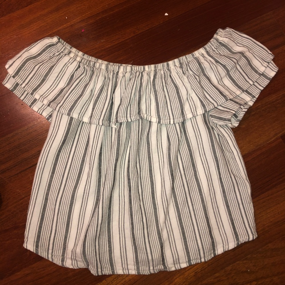 Off the shoulder top.